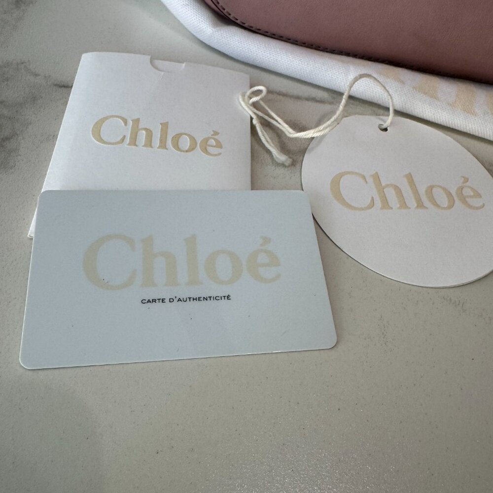 Chloé Indy Curated Trio: Woodrose Camera Bag, Wallet & Card Holder - Picture 9 of 16